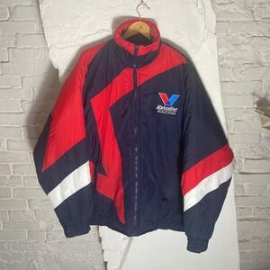 Vintage Valvoline Racing Jacket Men's 2XL Windbreaker Full Zip